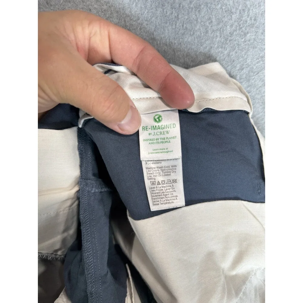J Crew Flex Pants Mens 29x32 Blue‎ Slim Chino Casual Stretch Reimagined H3167